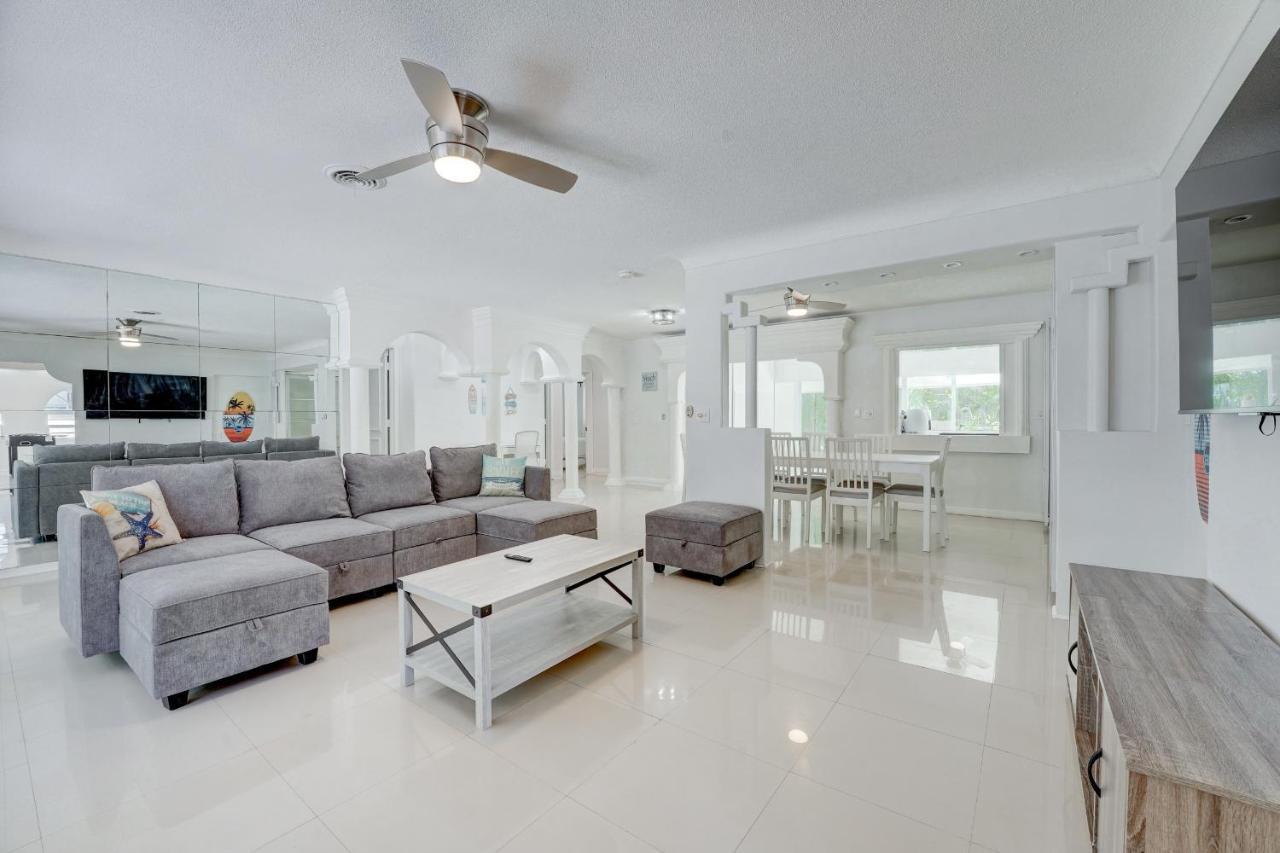 Luxury Tropical Oasis! Huge Saltwater Pool! 1 Mile To Beach! Villa Fort Lauderdale Exterior foto